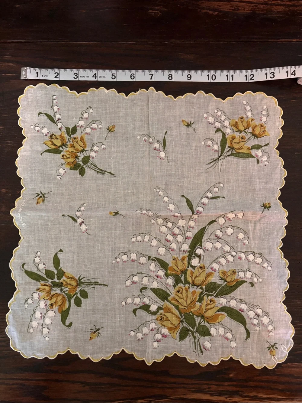 Vintage Floral Cotton Handkerchiefs - Assorted Colors